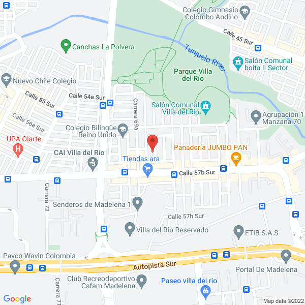 Mapa de Banquetes Terranova Eventos