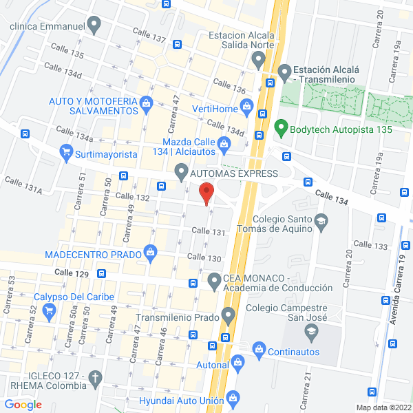 Mapa de Baobab Ingeniería Y Arquitectura Ltda