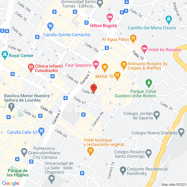 Mapa de Camila Marulanda Pasteleria Y Panaderia