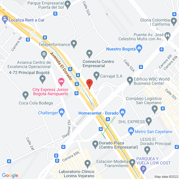 Mapa de Carvajal Empaques - Carpak S.A.