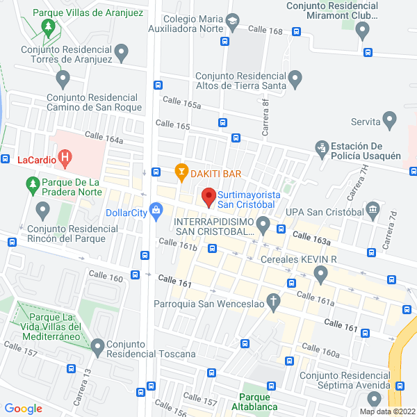 Mapa de Casa Comercial 163