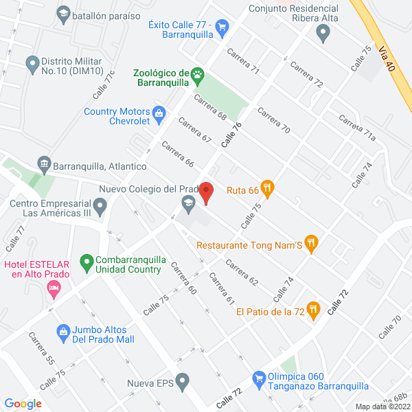 Map of Bodega De Ideas