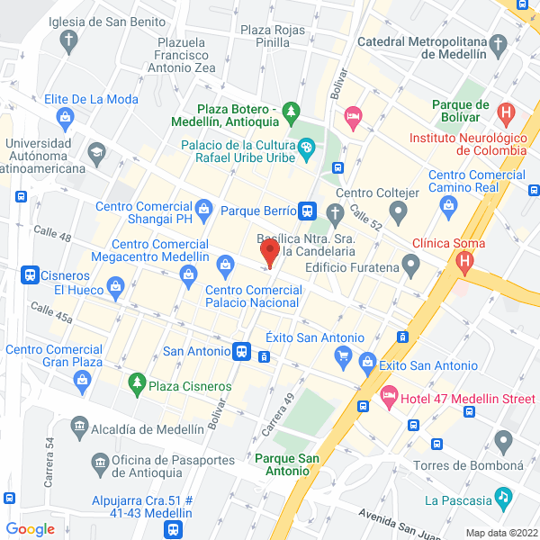 Mapa de Bodega Electronica El Paisa