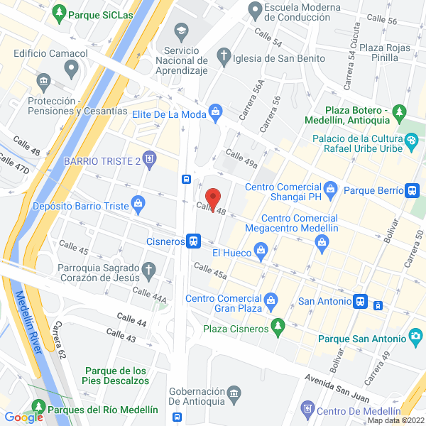 Mapa de Bodega Soto