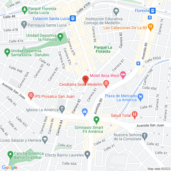 Mapa de Bolsos J.L. Marroquinera S.A.S. Shop 23