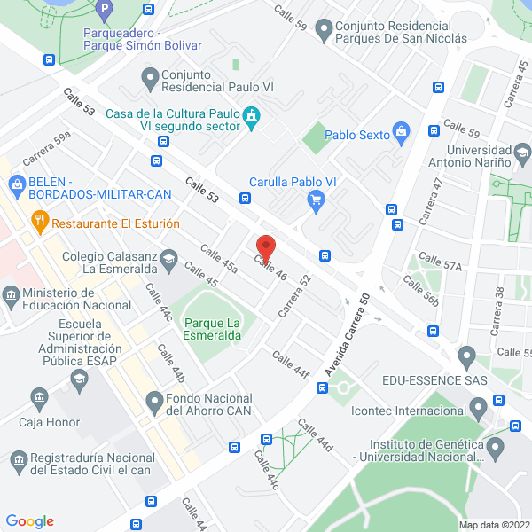 Map of Asser Empresarial Líderes S.A.S.