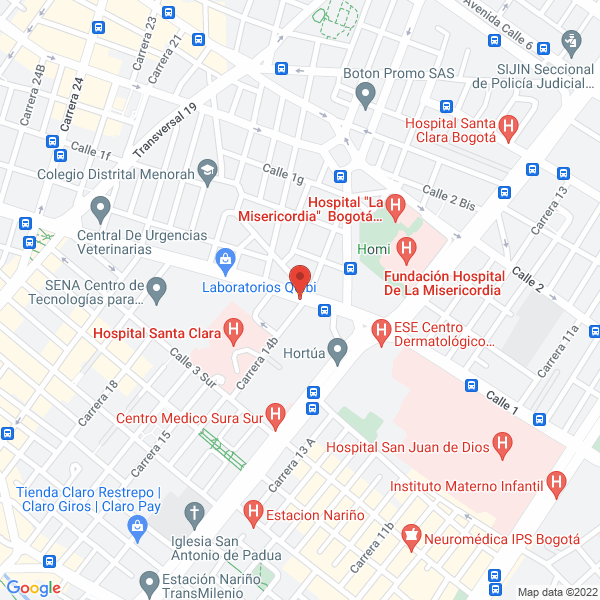 Mapa de Autogruas Celis González S.A.S.
