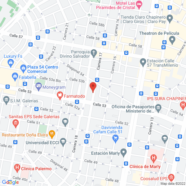 Mapa de Autolavado Punto De Plata