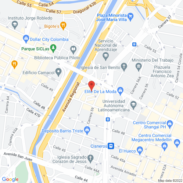 Mapa de C.I Internacional Golden Bussines S.A.S