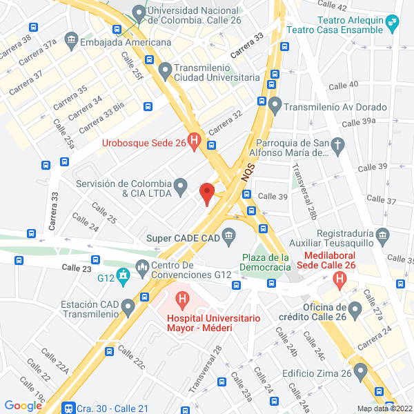 Mapa de C.I Natural Export S.A.S.