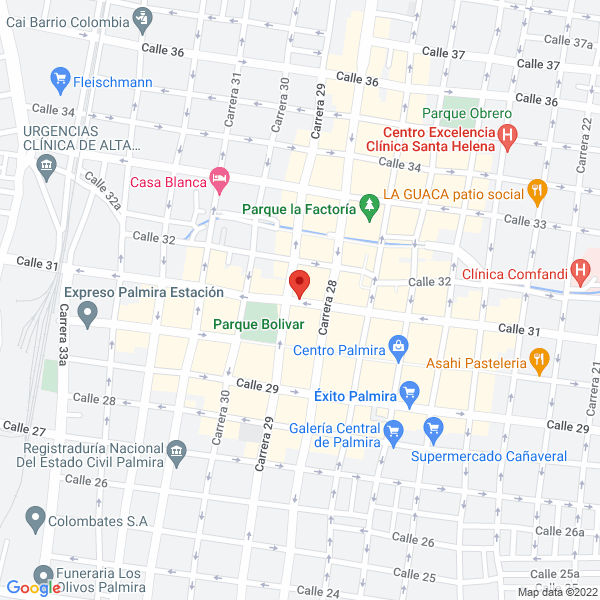 Map of Bingos Unidos Y Cía. Ltda.