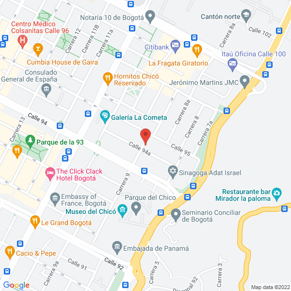 Mapa de Cascol S.A.S.