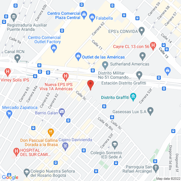 Mapa de Café Imperio