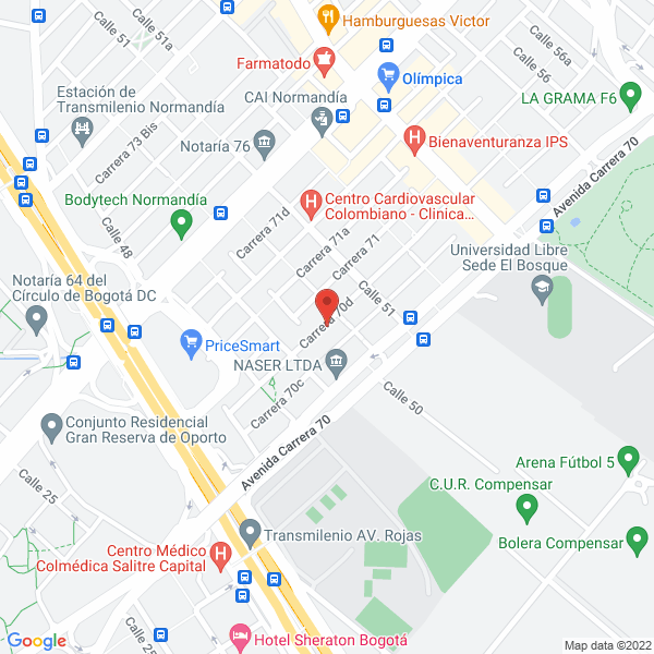 Mapa de Baldosines Y Prefabricados Santa Elena