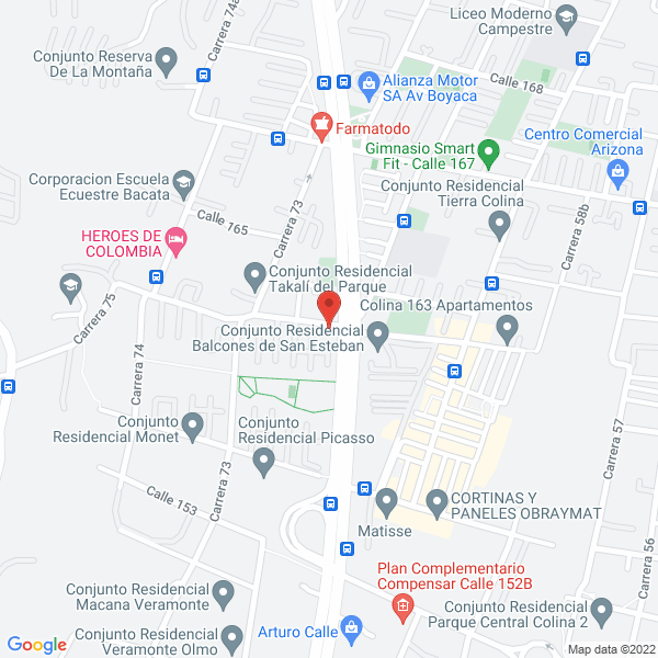 Mapa de Bangoo S.A.S.