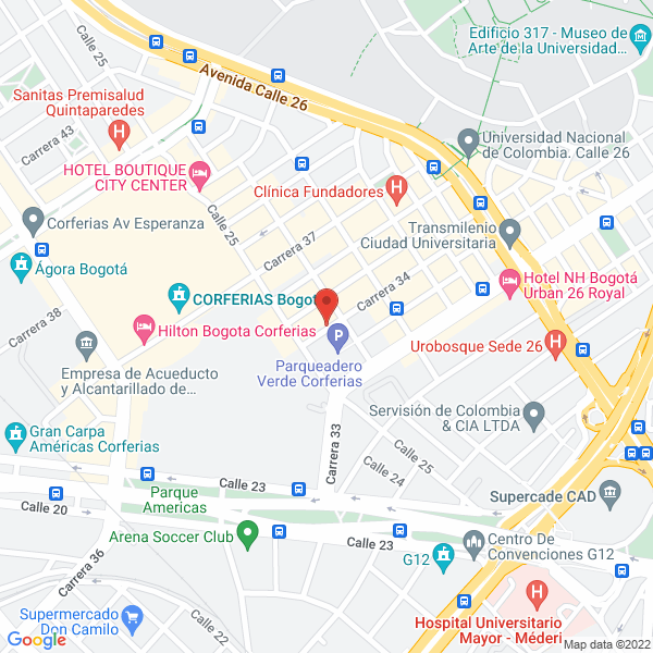 Mapa de Baños Turcos Arco Iris