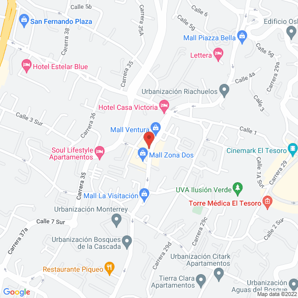 Mapa de Barbería Essael
