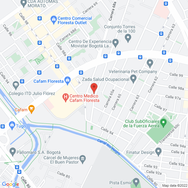 Mapa de Barrera Constanza