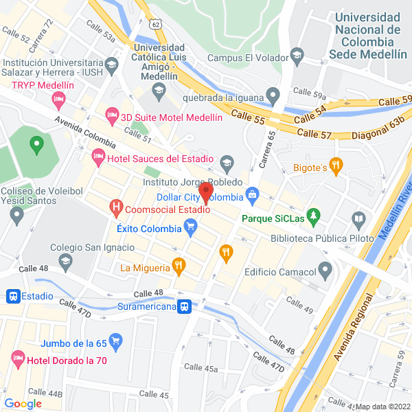 Mapa de Barrera Monsalve Berta Alicia