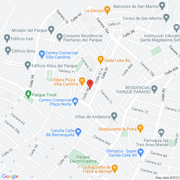 Map of Barreto Nelly