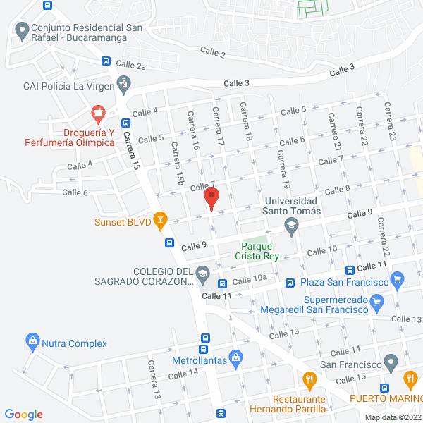 Map of Baterias Mafer