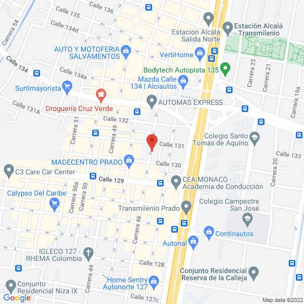 Mapa de Baterias V.O. Diagnosticentro