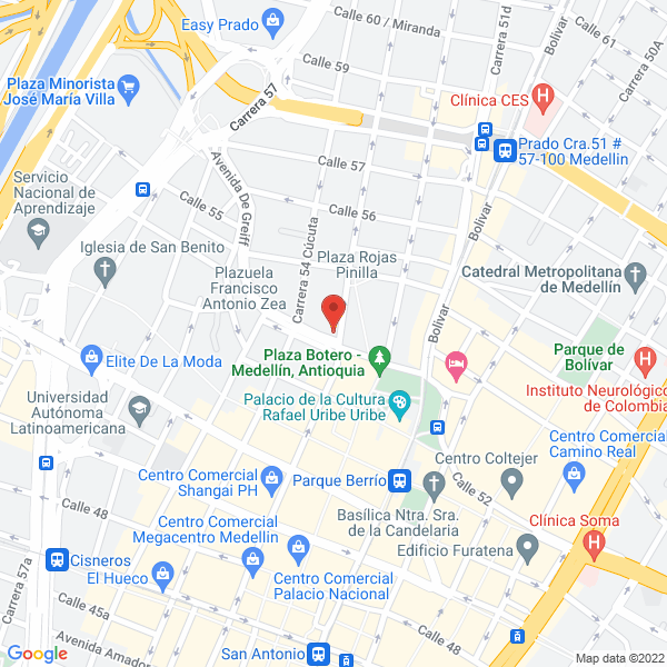 Mapa de Billares Y Cartas El Ruby