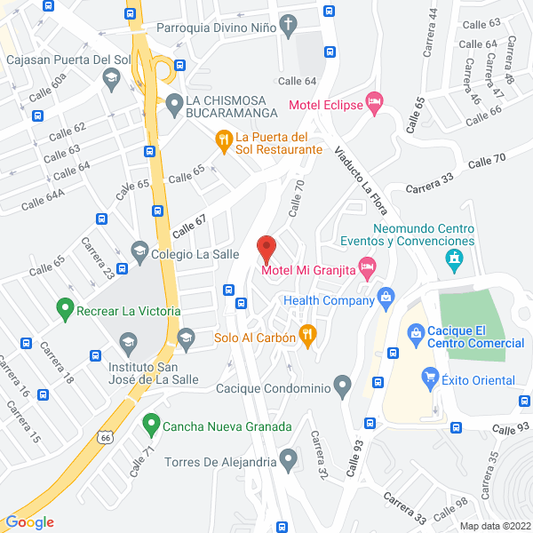 Map of Bisutería En Telar