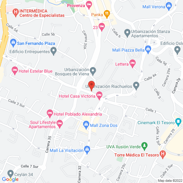 Mapa de Dulces Marisol