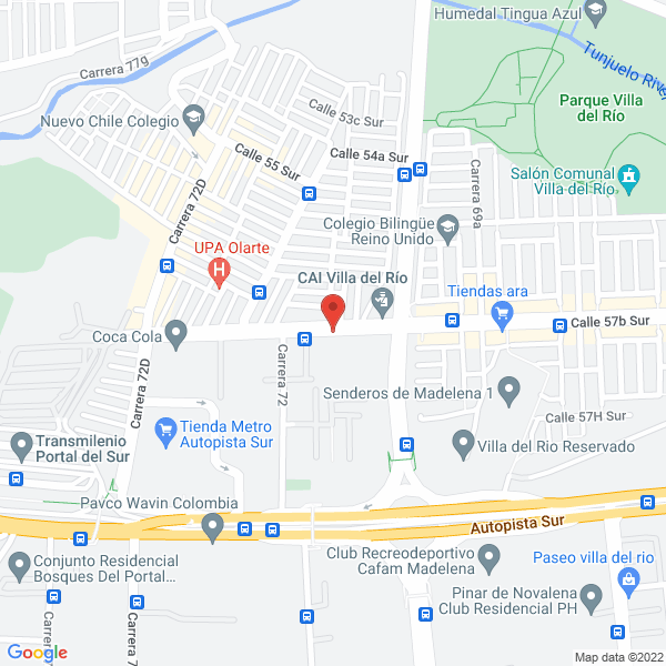 Mapa de Cardogas Ingenieros Cía Ltda