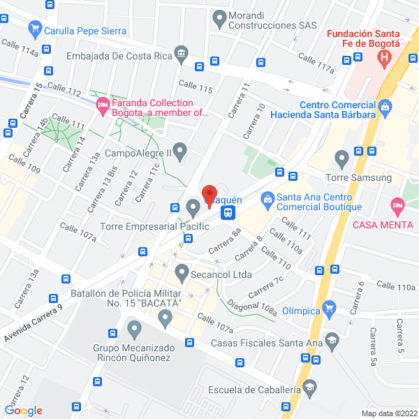 Mapa de Cargo Fácil S.A.