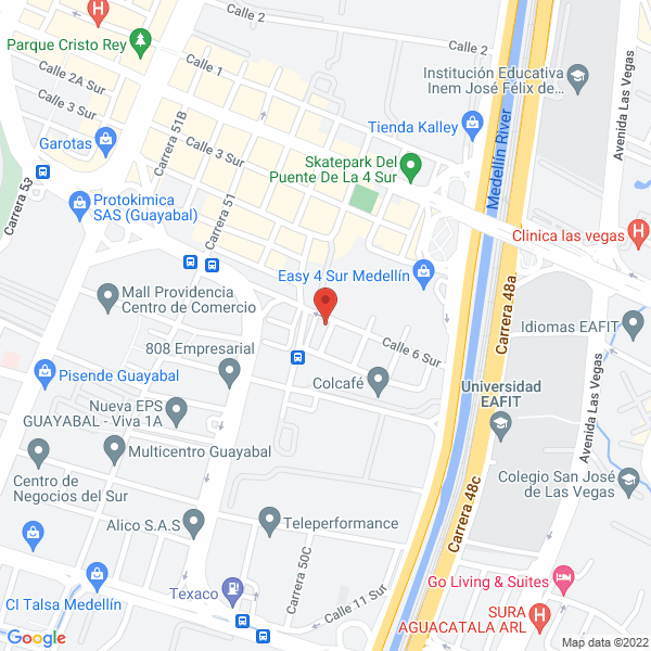 Mapa de Carlos Mario Agudelo Inyección
