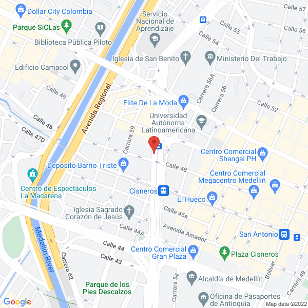 Mapa de Carrara Granitos Y Márloles