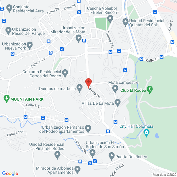 Mapa de Botero Luz Marúa