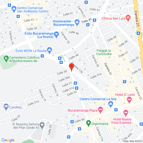 Map of Boutique Piel Canela