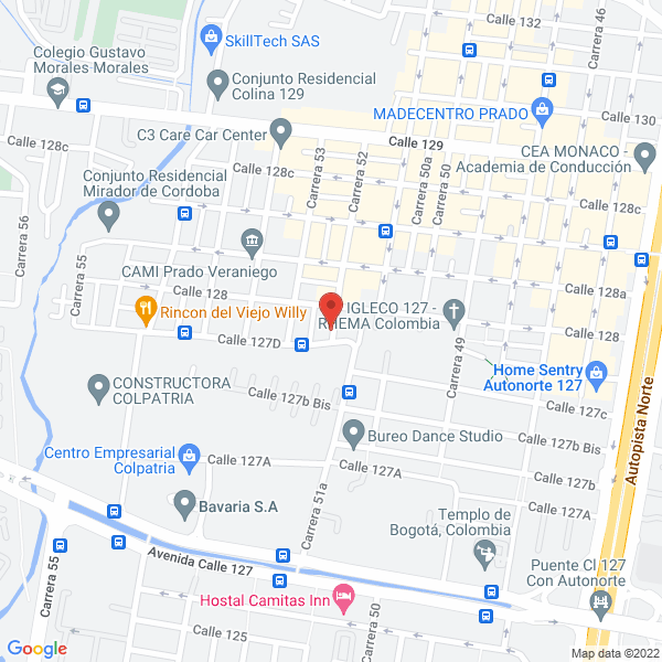 Mapa de Centro De Lavado Ecodry