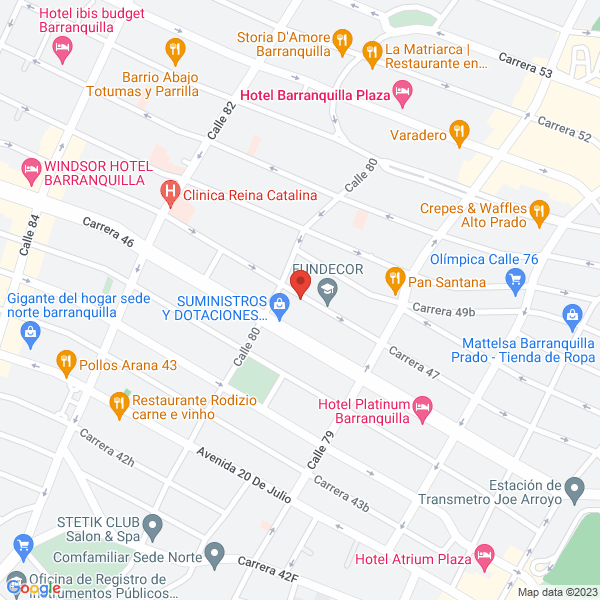 Map of Centro De Medicina Biológica Y Estética Ser Vital