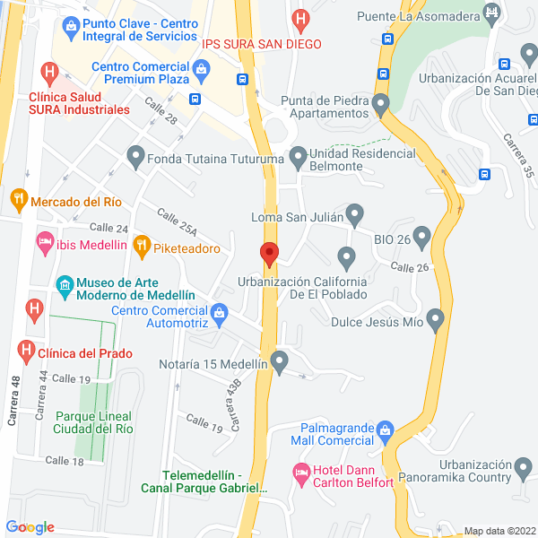Mapa de Centro De Serevicio Sr Llantas