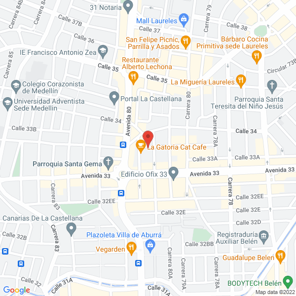 Mapa de Boutique Marúa Angelica Guerra