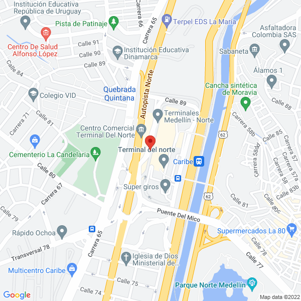 Mapa de Buganvilla
