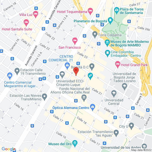 Mapa de Bulevar Electrónico Telefonía Y Pilas