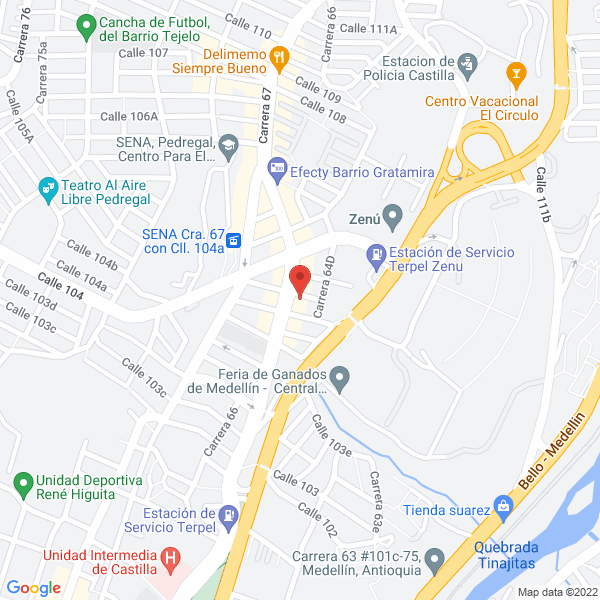 Mapa de Bulevard Girardot