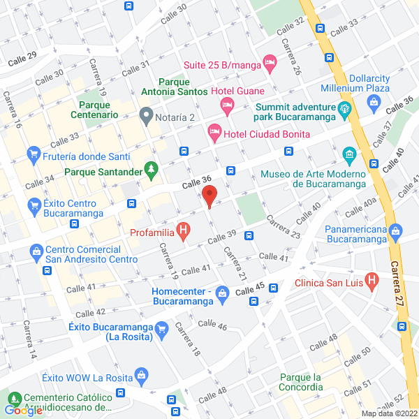 Map of Buñuelos & Masato La 37
