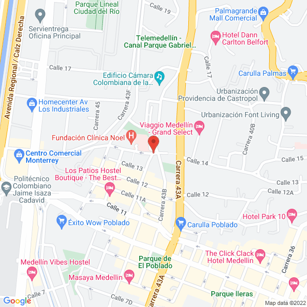 Mapa de Cafe Turquesa