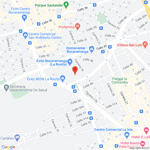 Map of Cancha Sintética Fútbol Centro