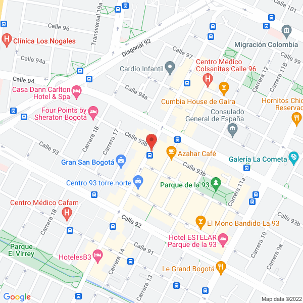 Mapa de Casa De Bienes Raíces Ltda.