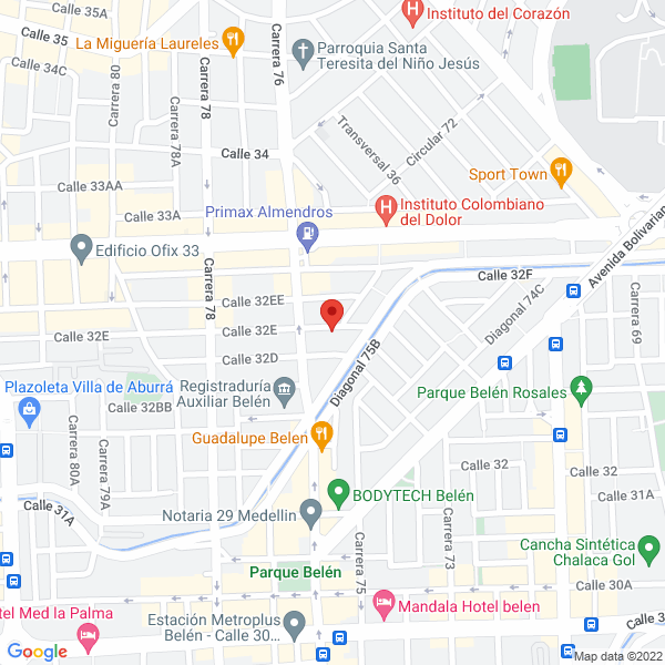 Mapa de C.I Bicla Ltda.