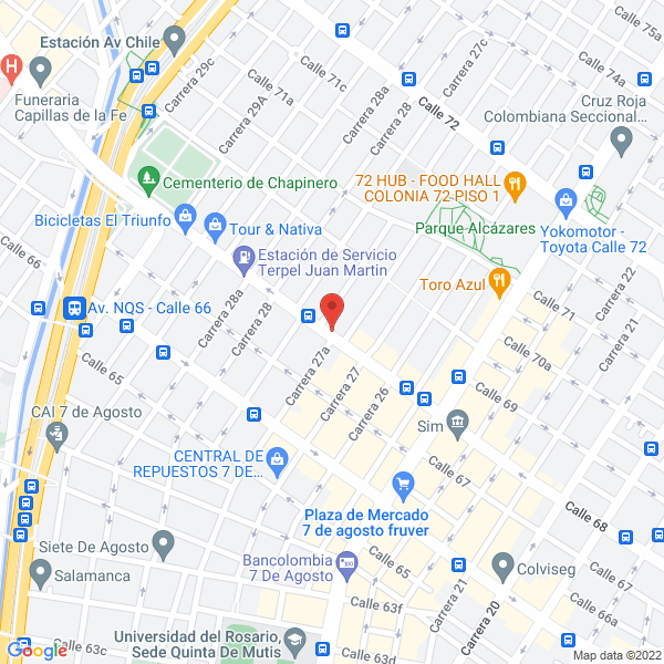 Mapa de Ferredeposito Bell