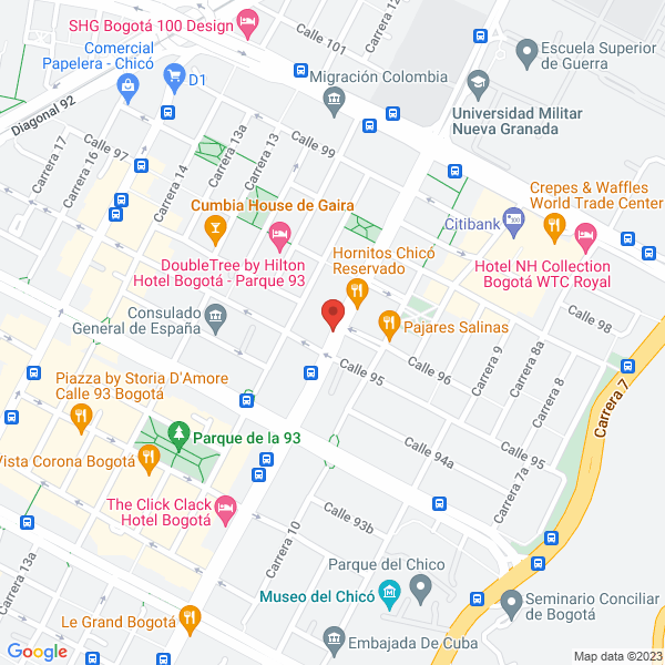 Mapa de Ferreléctricos Del Chicó