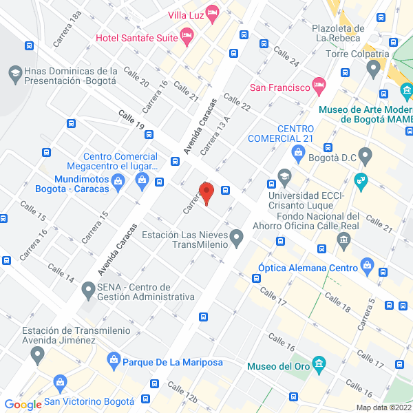 Mapa de Ferrelectricos Diego Novoa S.A.S.